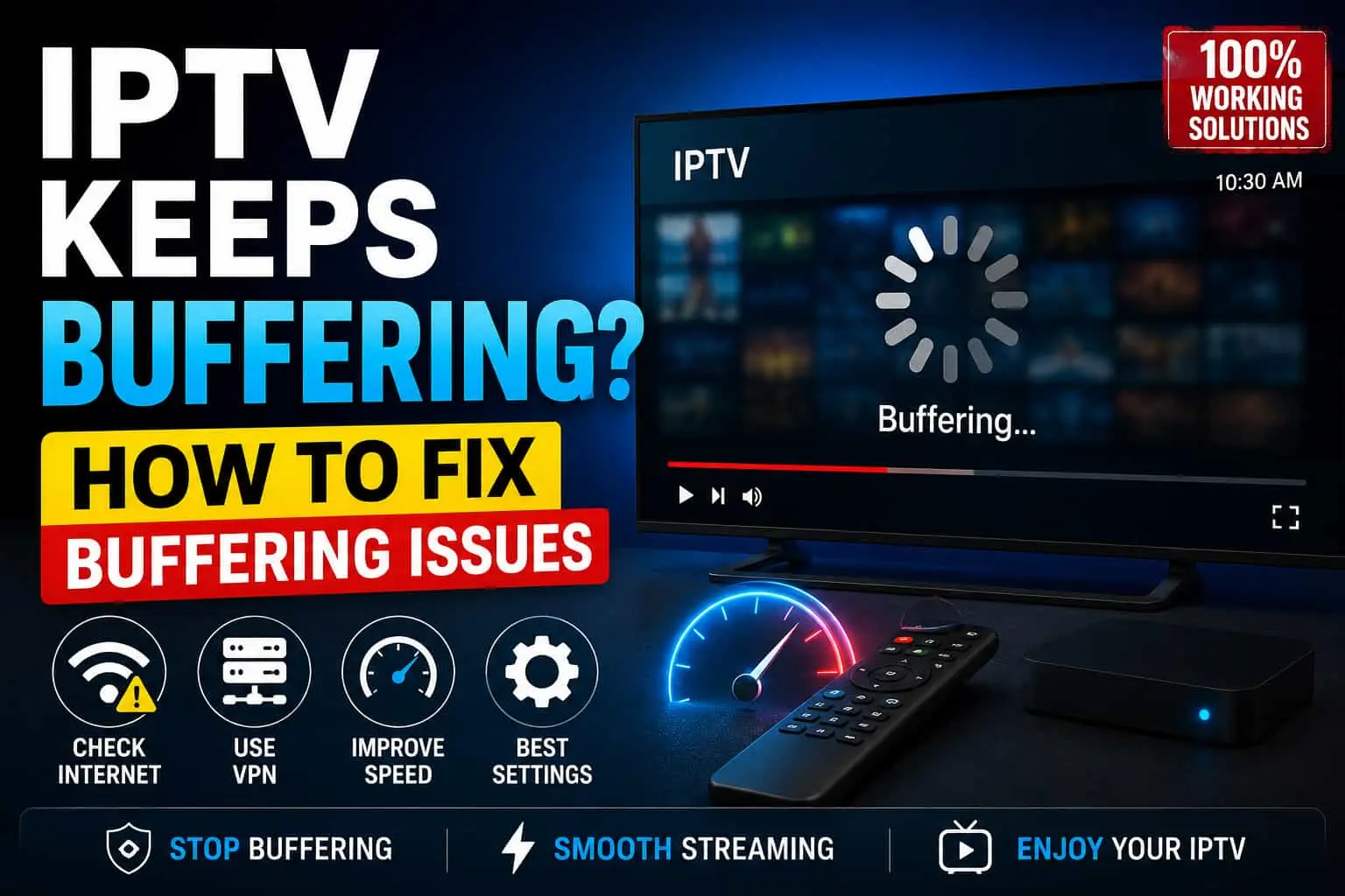 How to fix IPTV buffering issues in 2026 with stable streaming solutions