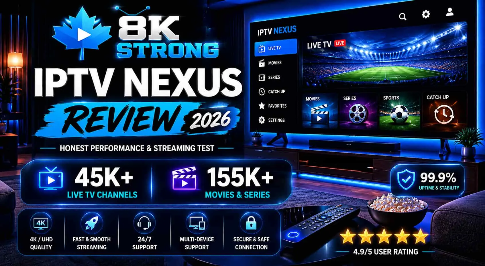 IPTV Nexus Review 2026 complete guide with streaming performance channels movies series and device compatibility